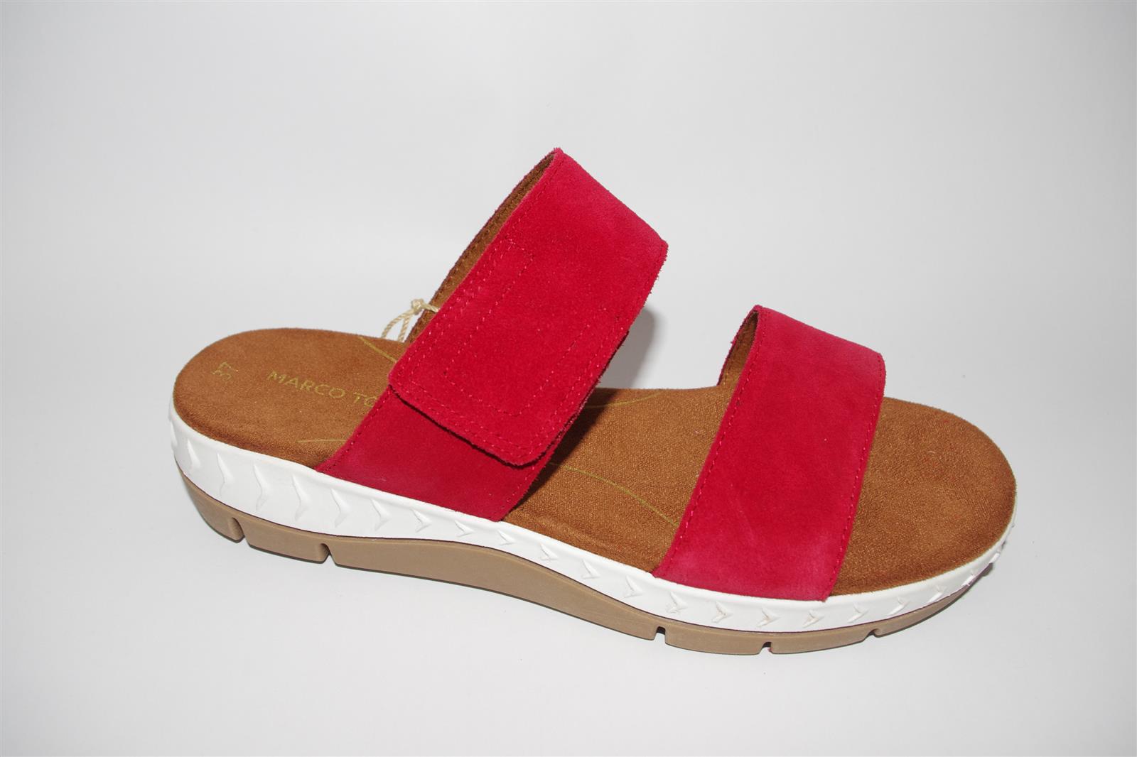 Damenpantolette rot - MARCO TOZZI