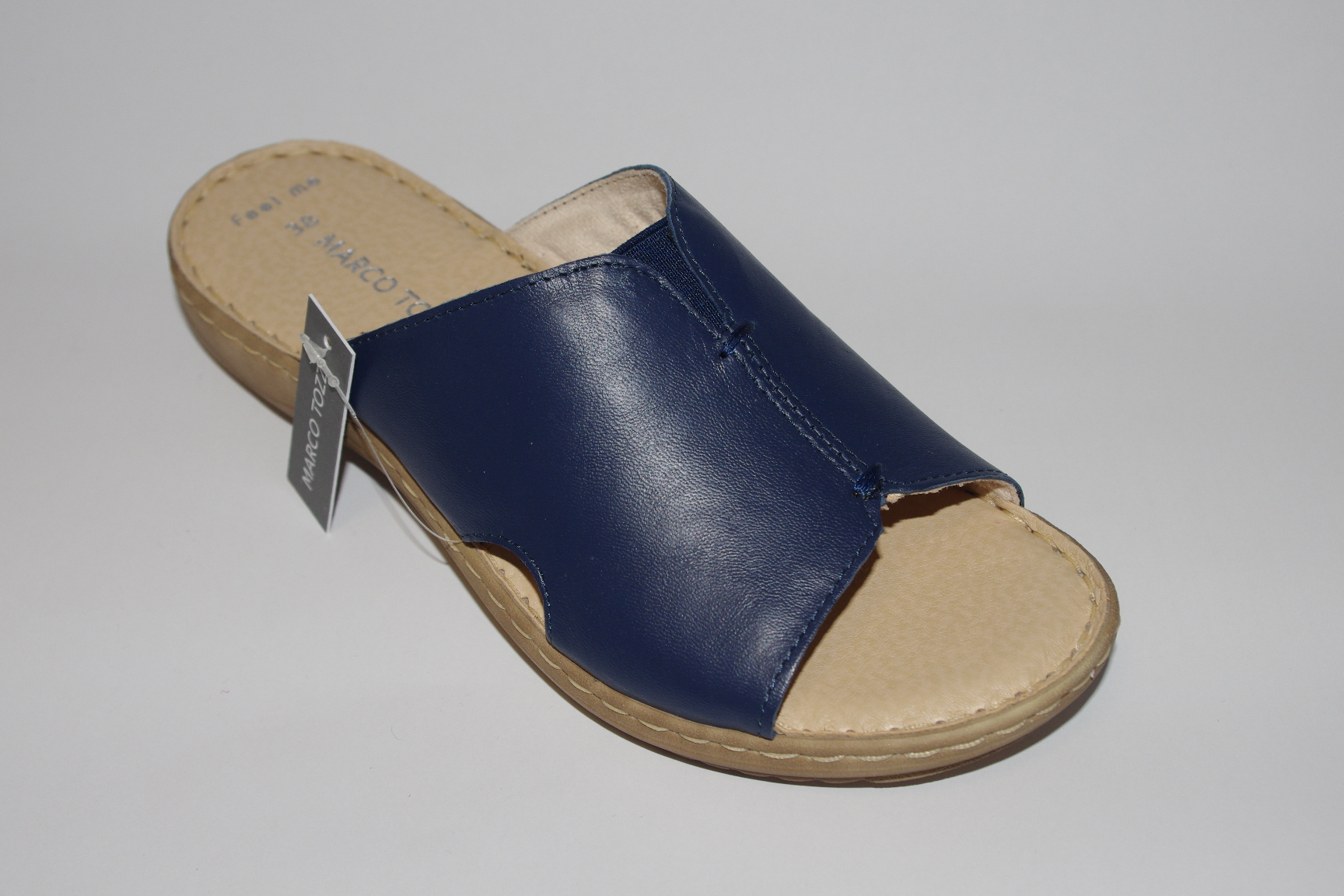Damenpantolette blau Feel- MARCO TOZZI