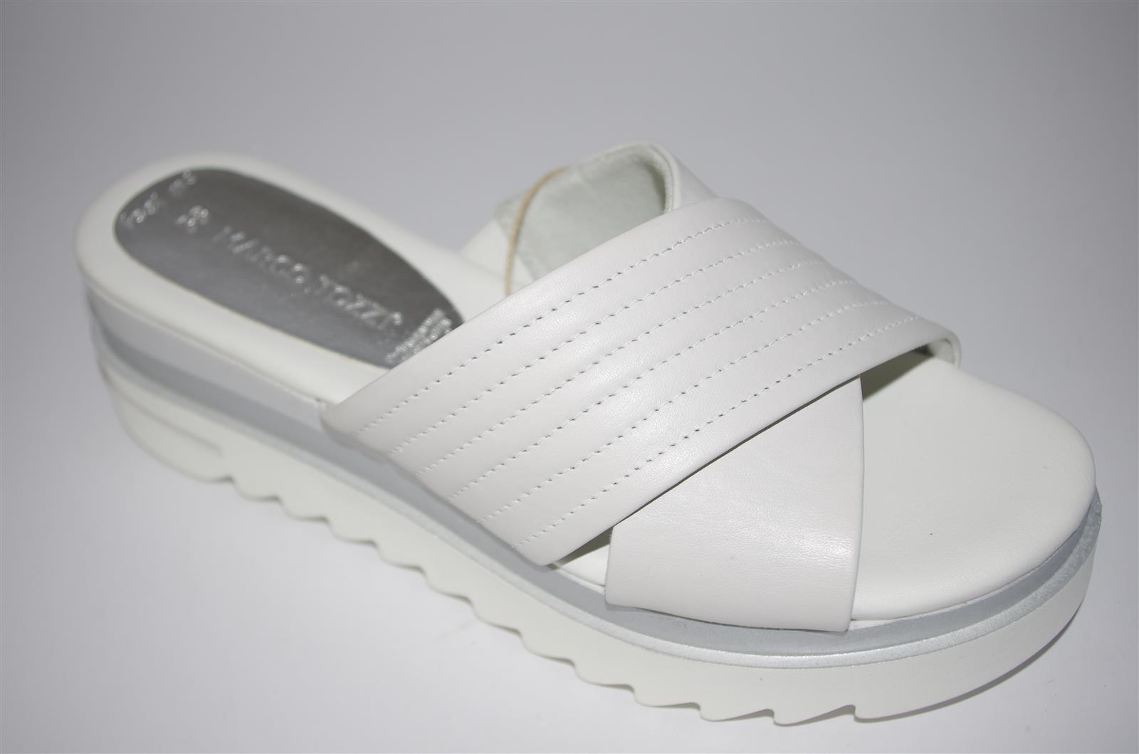 Damenpantolette weiss - MARCO TOZZI