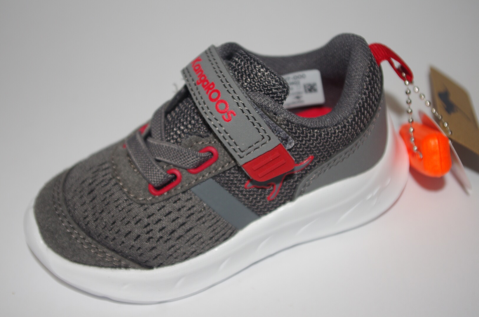 Turnschuh - rot-grau - Kangaroos
