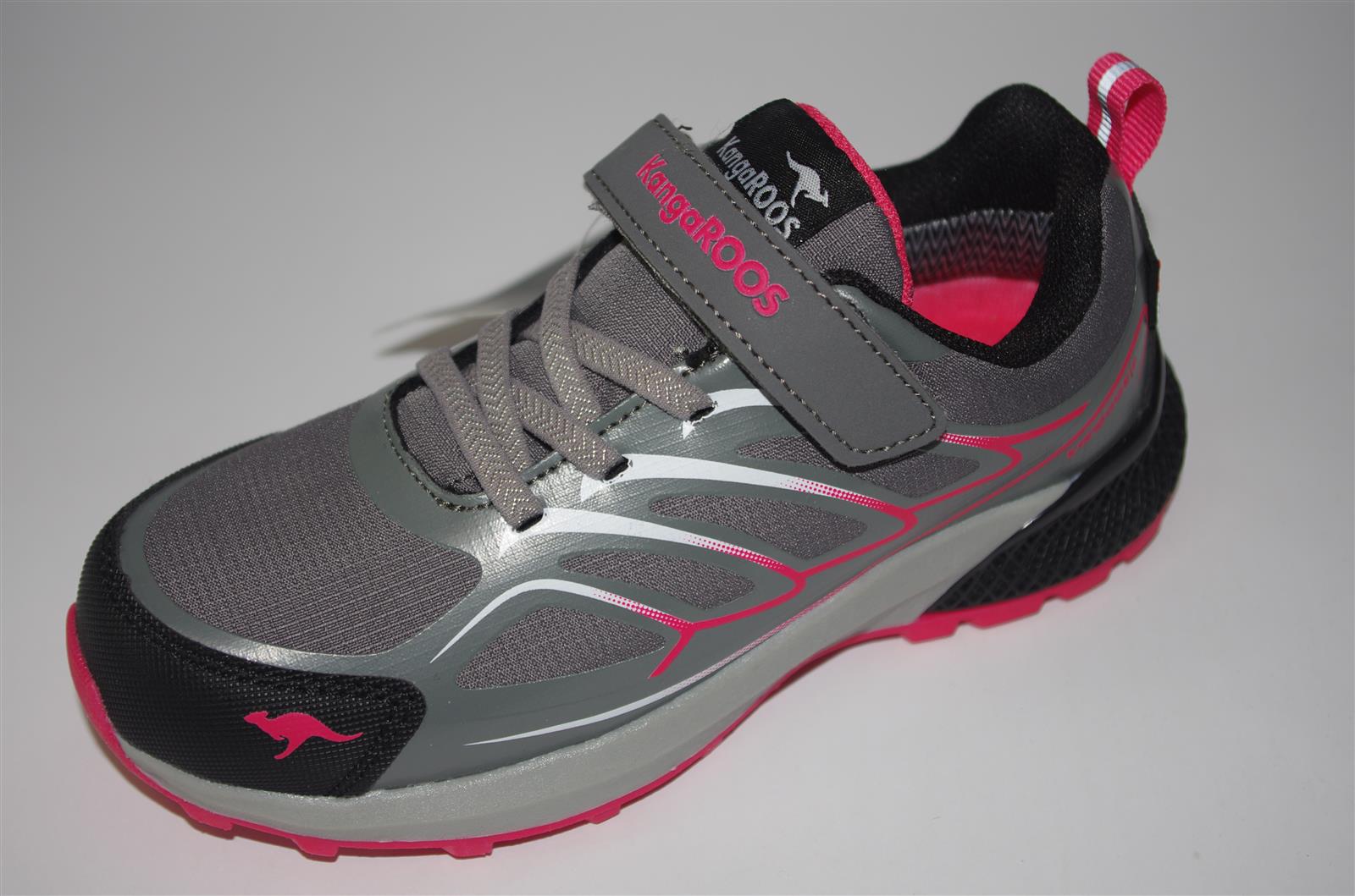 Kinderschuh grau-pink - Kangaroos